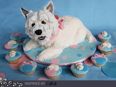 Westie Dog - Cake by Inspired by Cake - Vanessa