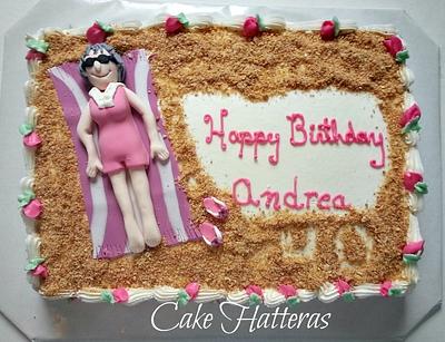Happy 40th - Cake by Donna Tokazowski- Cake Hatteras, Martinsburg WV