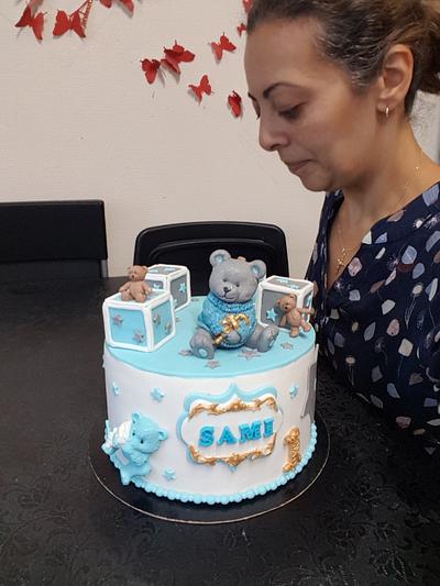 teddy bear cake - Cake by Ofmia 