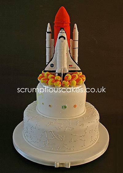 Space Shuttle Wedding Cake - Cake by Scrumptious Cakes