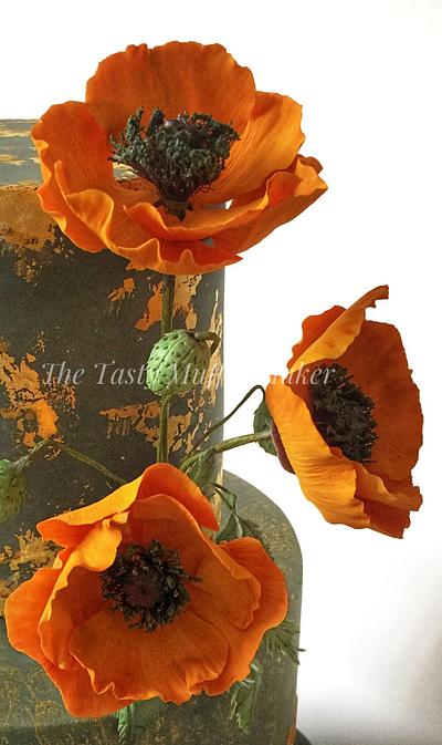 Californian poppies  - Cake by Andrea 