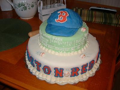 Boston Red Sox Birthday - Cake by Michelle