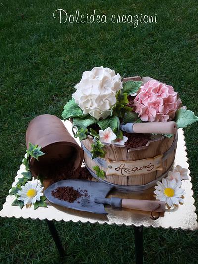 Torta giardinaggio - Gardening cake - Cake by Dolcidea creazioni