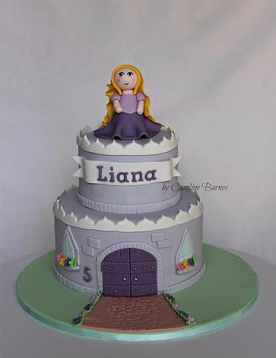 Purple Princess Castle Cake - Cake by Love Cake Create