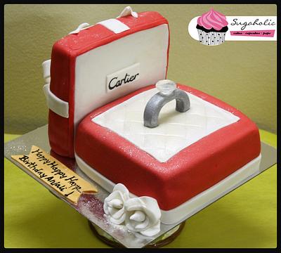 Cartier Ring Box - Cake by Sugaholic Bakeshop