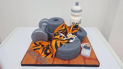 Weights cake - Cake by Heathers Taylor Made Cakes