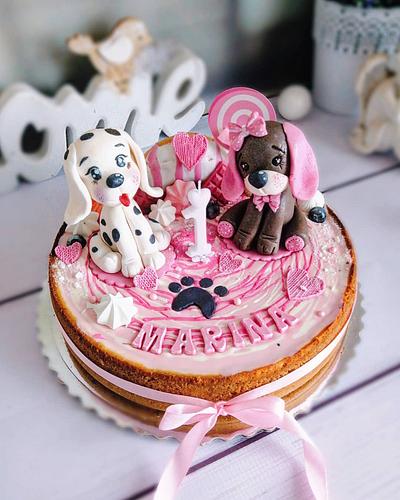 Dogs cheesecake  - Cake by Cakes Julia 