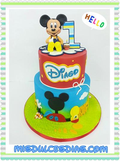Mickey mouse cake - Cake by ROCIO ( Mis dulces dias )