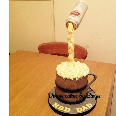 Beer mug cake - Cake by Divine cakes by Bimpe 