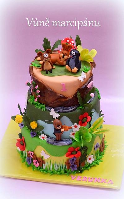 Mole and friends - Cake by vunemarcipanu