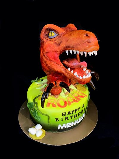 Dinosaur cake - Cake by Savyscakes