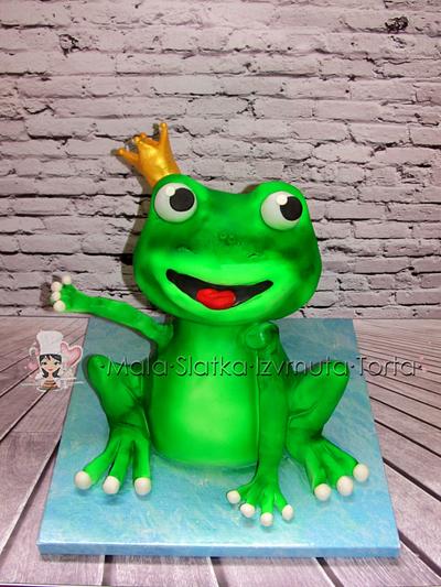 Frog prince - Cake by tweetylina
