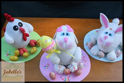 Bunnies - Cake by Tracy Jabelles Cakes