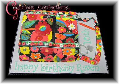 Vera Bradley Inspired Cake - Cake by Geelicious Confections