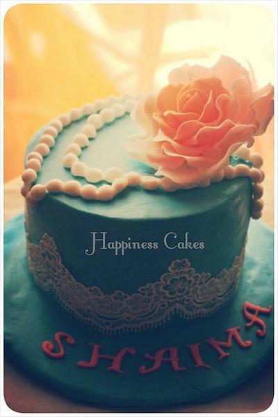 Rose cake - Cake by Rana Eid