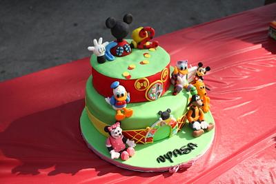 Mickey Mouse clubhouse cake - Cake by Chaitra Makam