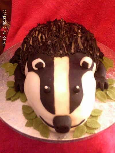 Badger Cake - Cake by Marianne Barnes