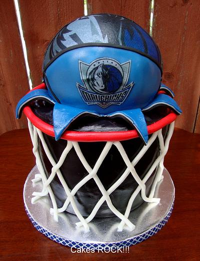 Dallas Mavericks Basketball Cake - Cake by Cakes ROCK!!!  