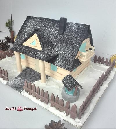 Mountain cottage cake - Cake by ZofiaG