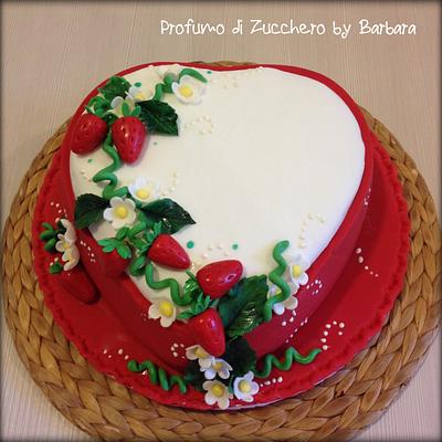 Strawberry cake inside out... - Cake by Barbara Mazzotta