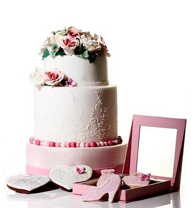 Wedding cake - Cake by Funkycakes 