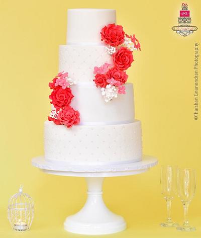 {Blossomed Beauty} Wedding Cake - Cake by Esther Williams
