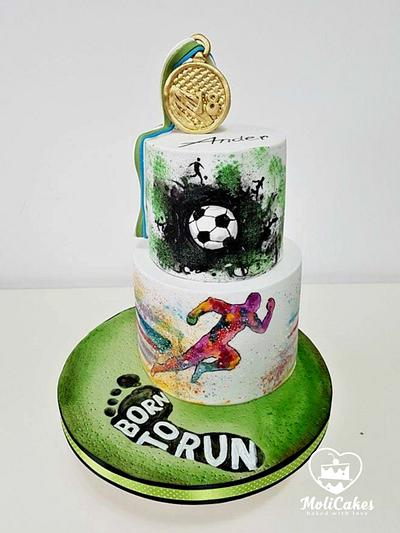Sport cake  - Cake by MOLI Cakes