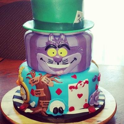 Alice in Wonderland Cake - Cake by Joyce Marcellus