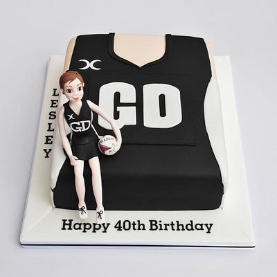 Netball cake - Cake by The Sweet Life Bakes