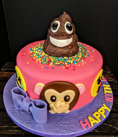 Emoji birthday cake - Cake by Della Kelley