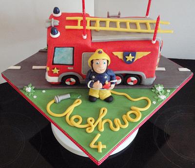 Fireman Sam Cake - Cake by CakeyCake