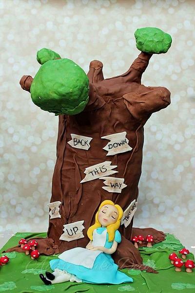 Alice in Wonderland cake - Cake by Adore Cake Decor