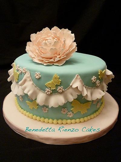 Shabby Chic Peony - Cake by Benni Rienzo Radic