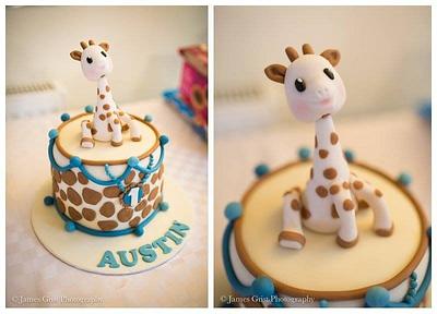 Sophie giraffe for Austin  - Cake by Bubba's cakes 