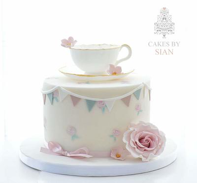 Edible Teacup cake - Cake by Cakes by Sian