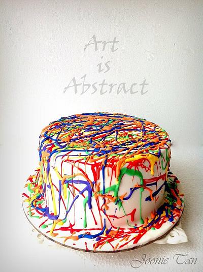 Art is Abstract  - Cake by Joonie Tan