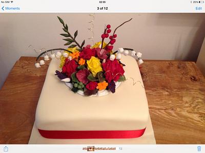 Anniversary  - Cake by Debbie