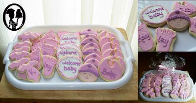 Baby Girl Sugar Cookies - Cake by Dessert By Design (Krystle)