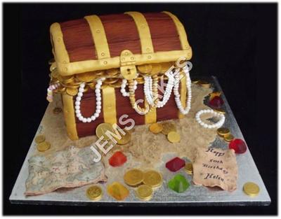 Treasure Chest - Cake by Cakemaker1965