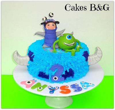 Monsters Inc. Birthday Cake - Cake by Laura Barajas 