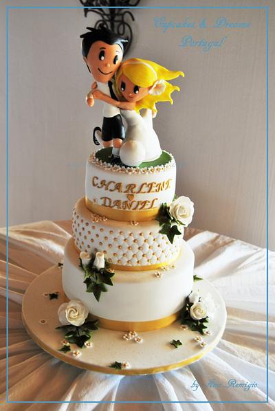 CHARLENE & DANIEL WEDDING - Cake by Ana Remígio - CUPCAKES & DREAMS Portugal