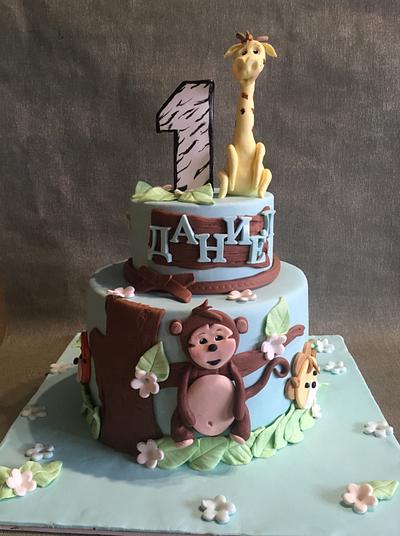 First Birthday cake for boy - Cake by Doroty