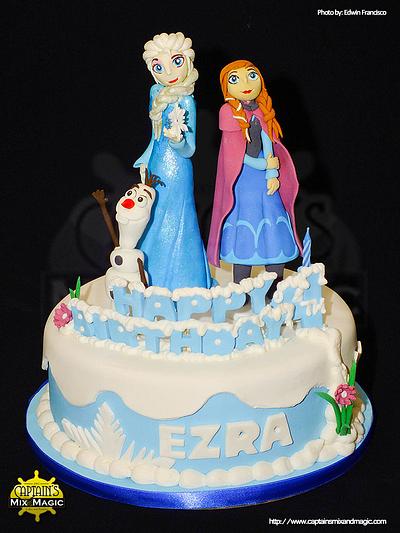 Elsa, Anna and Olaf - Cake by Joy Lyn Sy Parohinog-Francisco