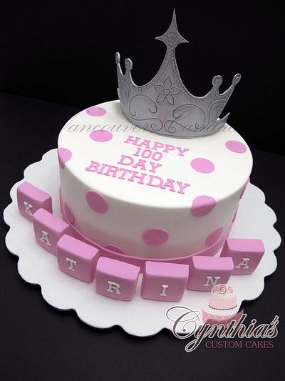 100 days Birthday! - Cake by Cynthia Jones