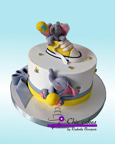 Happy little elephants - Cake by Radmila