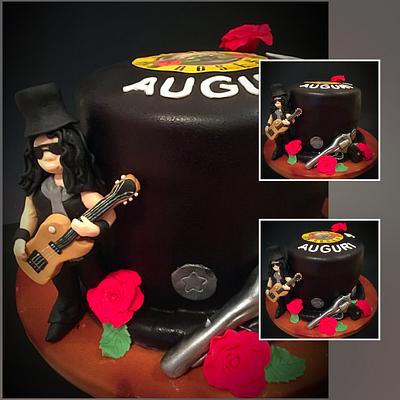 Guns n roses  - Cake by Dolce Follia-cake design (Suzy)