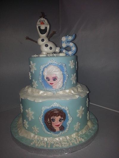 Frozen themed cake - Cake by Terry