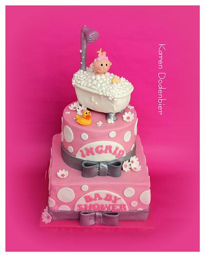 Baby Shower cake! - Cake by Karen Dodenbier