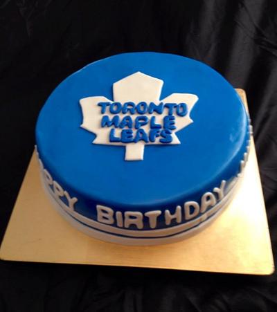 Toronto Maple  Leaf  cake!! - Cake by Cakes by Biliana