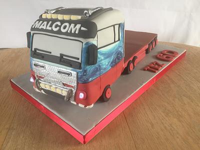 Local haulage company wagon - Cake by jen lofthouse